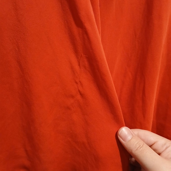 Ralph Lauren Red Midi Skirt - Picture 3 of 7